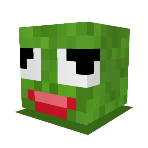 Raphayo03QC Minecraft avatar head, 3D render