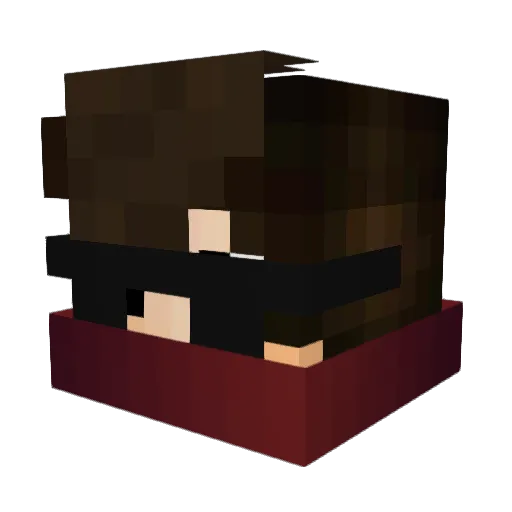 Raphinator111 Minecraft avatar head, 3D render