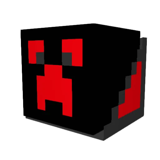 RapidDonut14 Minecraft avatar head, 3D render