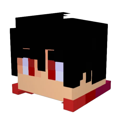 RapidSupport Minecraft avatar head, 3D render