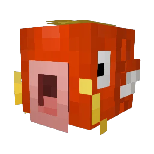 RapidTEL Minecraft avatar head, 3D render