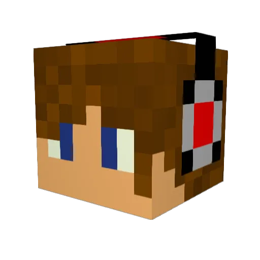 Rapid_Fire_7 Minecraft avatar head, 3D render