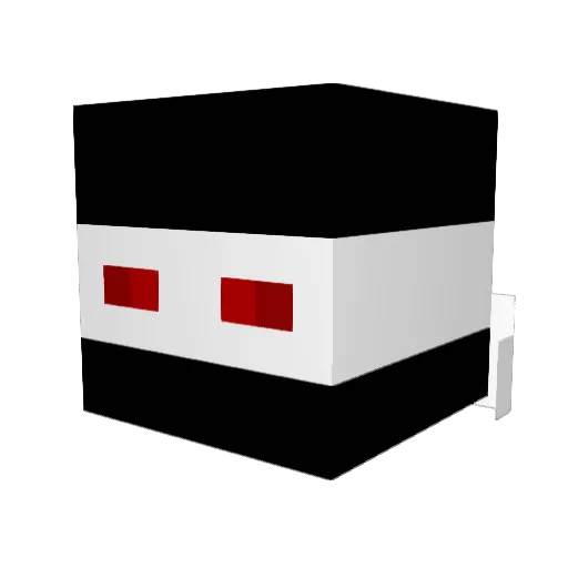 RapidaCaida Minecraft avatar head, 3D render