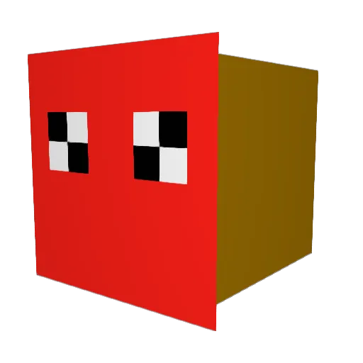 Rapidaro_ Minecraft avatar head, 3D render