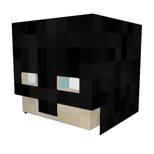 Rapidboss Minecraft avatar head, 3D render