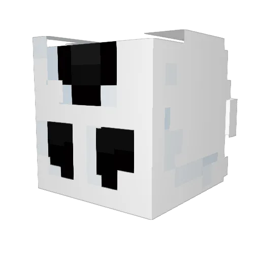 Rapidly002 Minecraft avatar head, 3D render