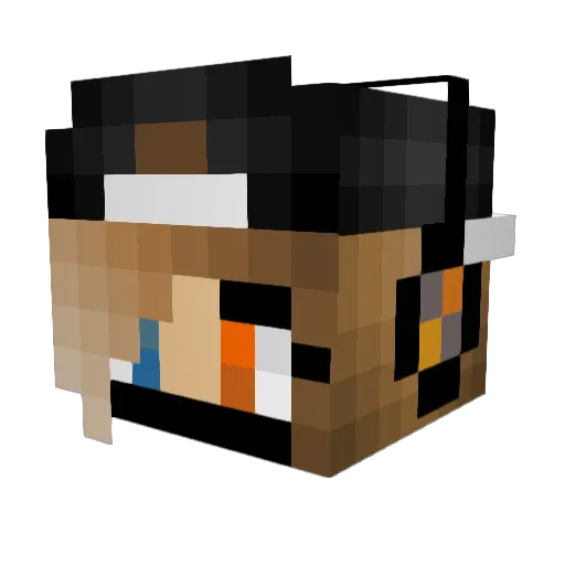 RapierOfDeath Minecraft avatar head, 3D render