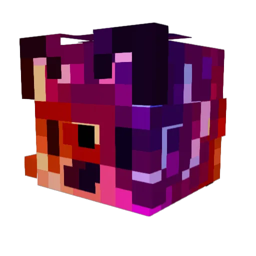 Raposagamer1476 Minecraft avatar head, 3D render