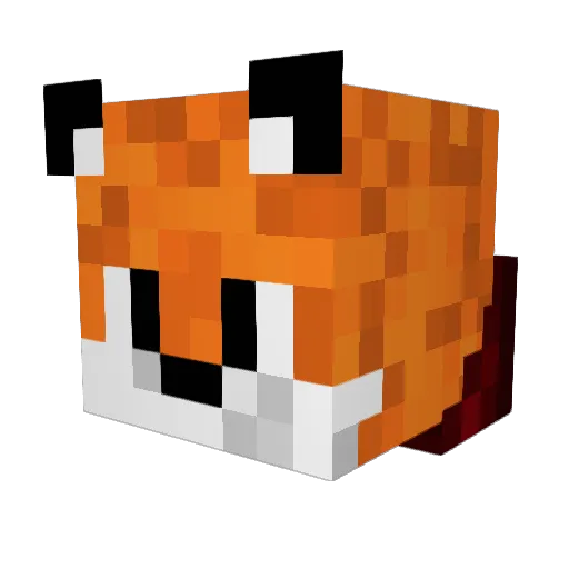 Rapozo06 Minecraft avatar head, 3D render