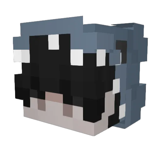 RapperJoe21 Minecraft avatar head, 3D render