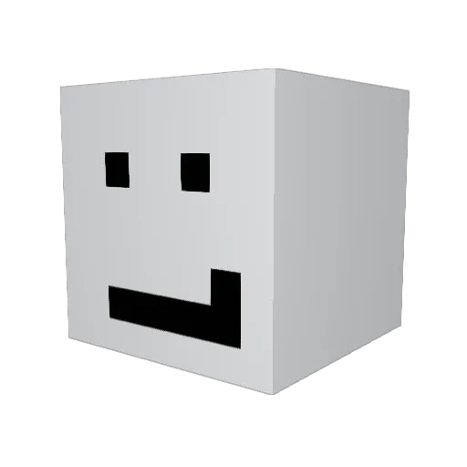 Raptor10014 Minecraft avatar head, 3D render