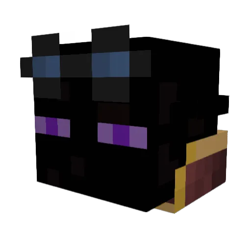 Raptor269 Minecraft avatar head, 3D render