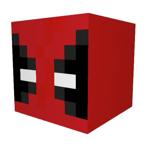 Raptor9000 Minecraft avatar head, 3D render