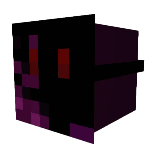 RaptorDino Minecraft avatar head, 3D render