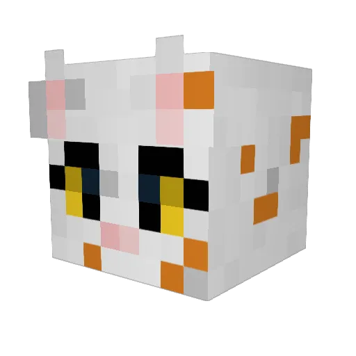 RaptorIsARex Minecraft avatar head, 3D render