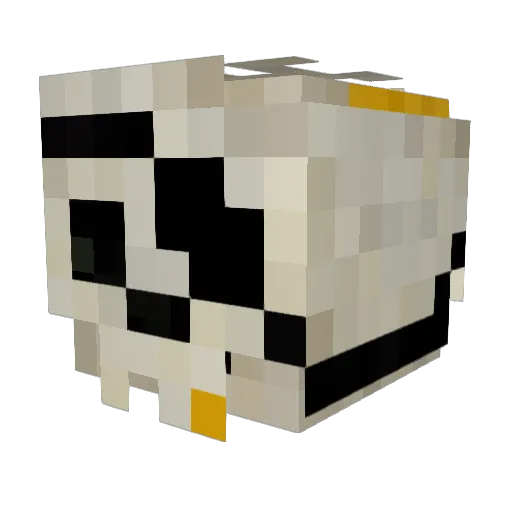 Raptor_1102 Minecraft avatar head, 3D render