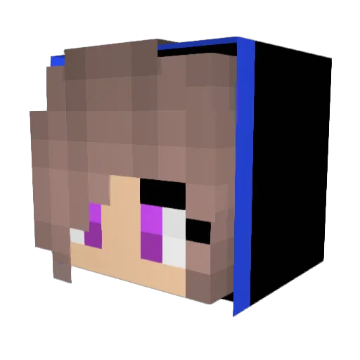 Raptor_Jenny Minecraft avatar head, 3D render