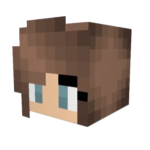 Raptor_Rex Minecraft avatar head, 3D render