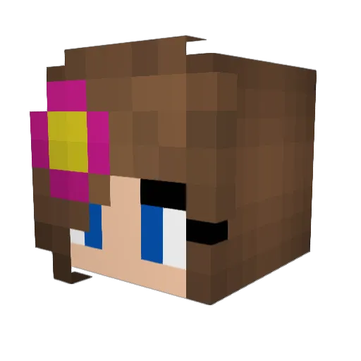 Raptorgod1999 Minecraft avatar head, 3D render