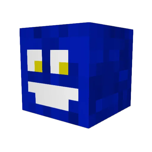 Raptors89 Minecraft avatar head, 3D render