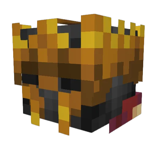 Raptox_98 Minecraft avatar head, 3D render
