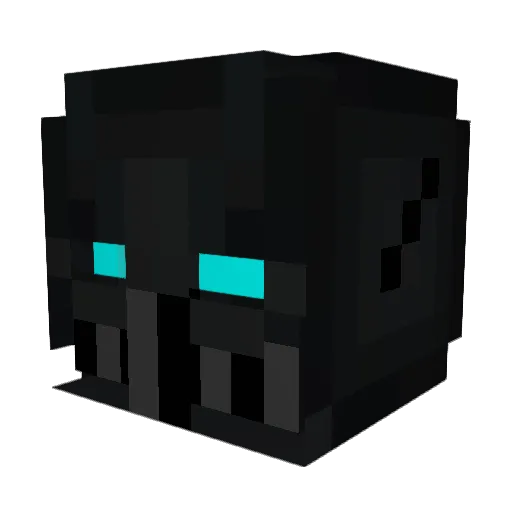 Raptr10 Minecraft avatar head, 3D render