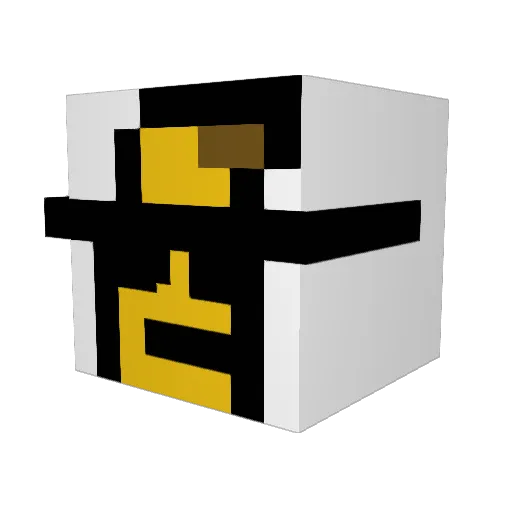 RapturesEnd Minecraft avatar head, 3D render