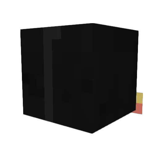 Rapunenn Minecraft avatar head, 3D render