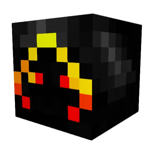 RareMaa Minecraft avatar head, 3D render