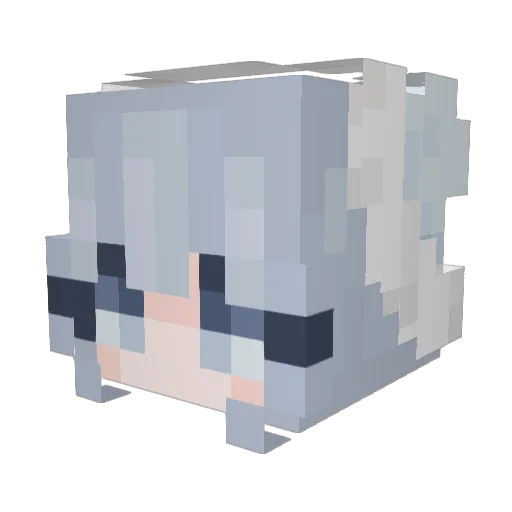 RarePear Minecraft avatar head, 3D render