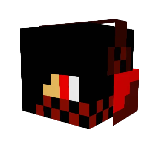 RareSatyr Minecraft avatar head, 3D render