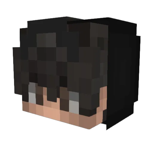 Rares36 Minecraft avatar head, 3D render
