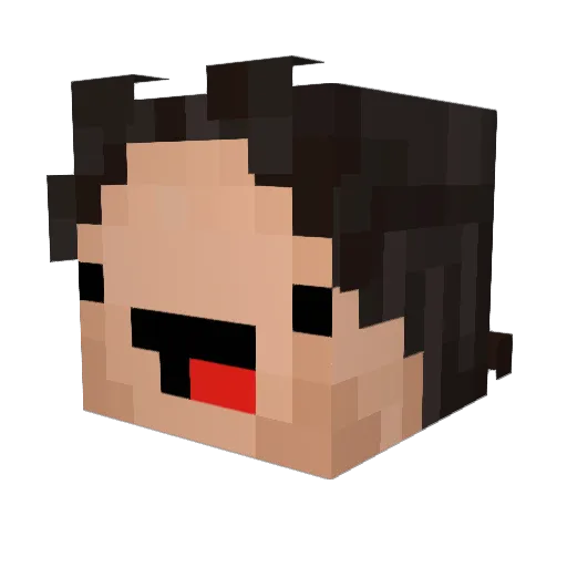 Raresh_152 Minecraft avatar head, 3D render