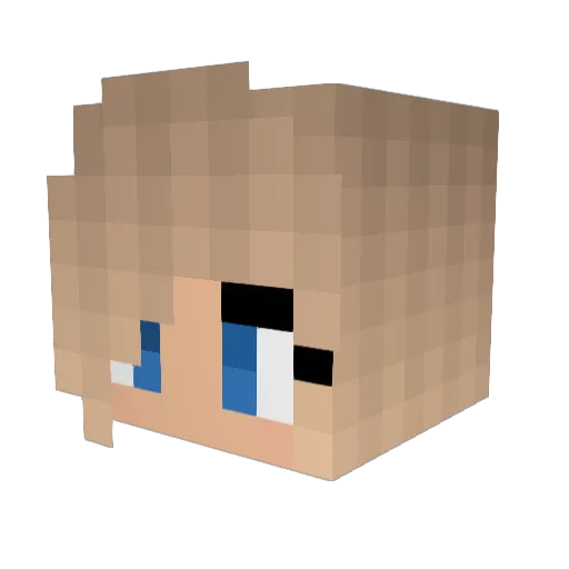 RarestTucker15 Minecraft avatar head, 3D render