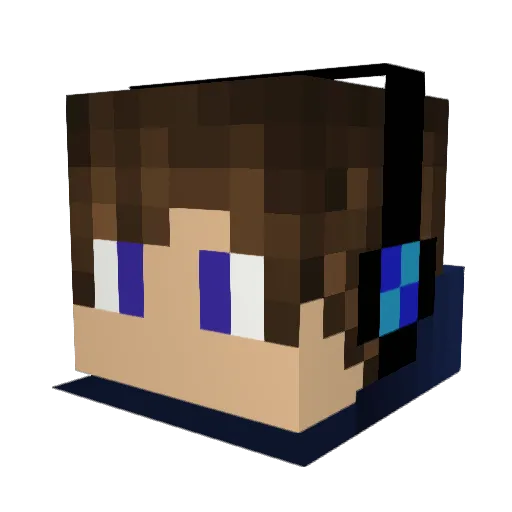 Rariku_2459 Minecraft avatar head, 3D render