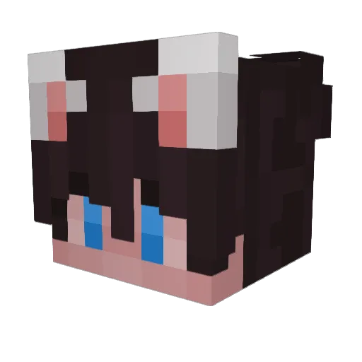 RascalOctavian Minecraft avatar head, 3D render