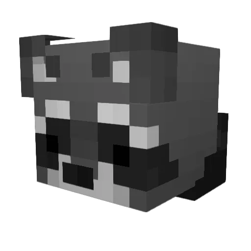 RascalRCN Minecraft avatar head, 3D render