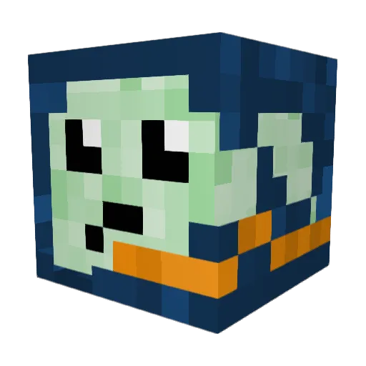 Rasch_HD Minecraft avatar head, 3D render