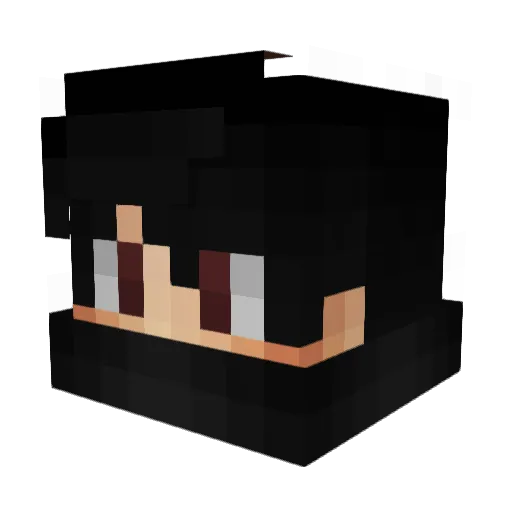 RaserLP Minecraft avatar head, 3D render