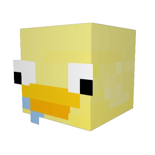 Rashaan003 Minecraft avatar head, 3D render