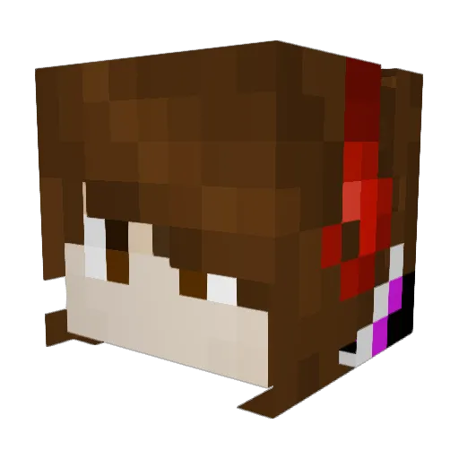 RashedOR Minecraft avatar head, 3D render