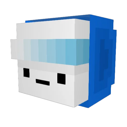 Rashed_MC Minecraft avatar head, 3D render