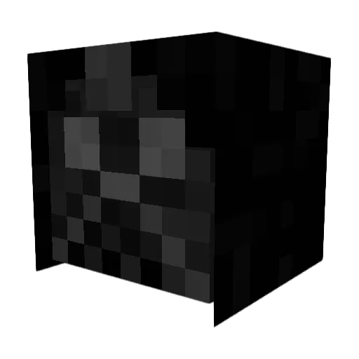 Rashiii Minecraft avatar head, 3D render