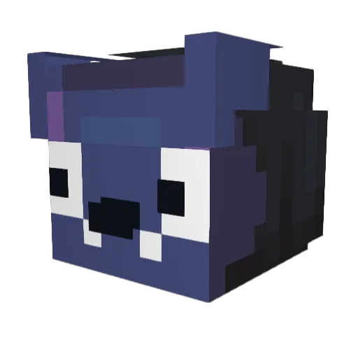 Rasian_625 Minecraft avatar head, 3D render