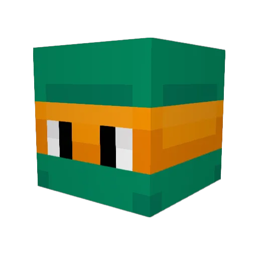 Rask0skar Minecraft avatar head, 3D render