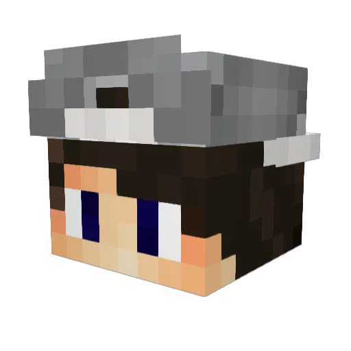 Rasmus1108 Minecraft avatar head, 3D render