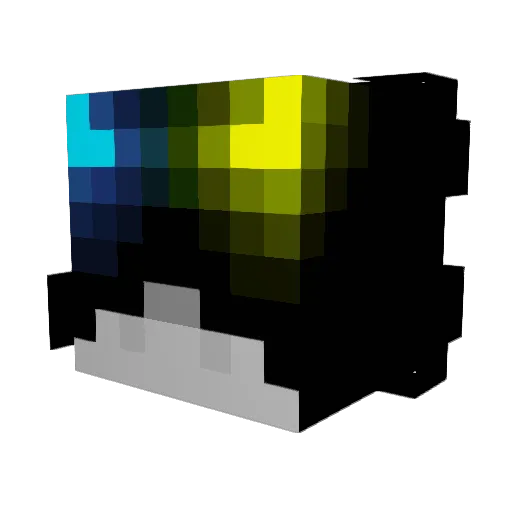 RasmusHK Minecraft avatar head, 3D render