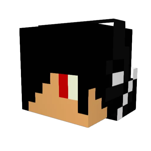 RasmusInferno Minecraft avatar head, 3D render
