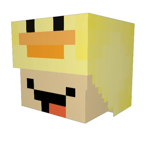 RasmusIsDaddy Minecraft avatar head, 3D render