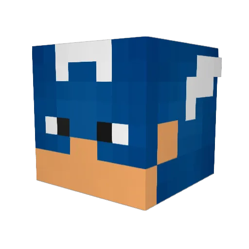 RasmusOzil10 Minecraft avatar head, 3D render